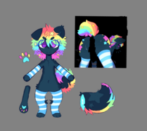 Thumbnail: Flixanoa Fef Prismstarhuskydraft furry gift.PNG